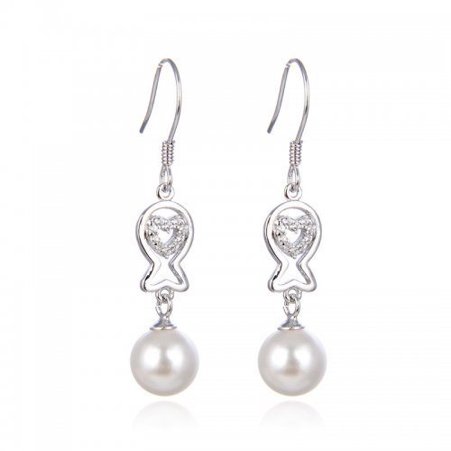 Hypoallergenic Pearl Drop Earrings